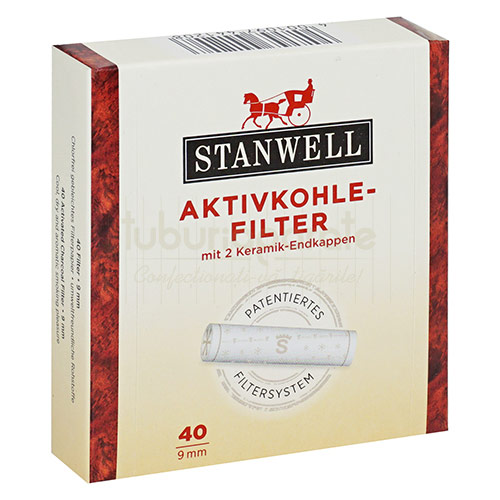 Filtre Pipa Stanwell 9 mm Carbon (40)